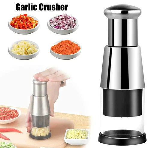 Multi-Functional Garlic & Vegetable Chopper – Manual Kitchen Press