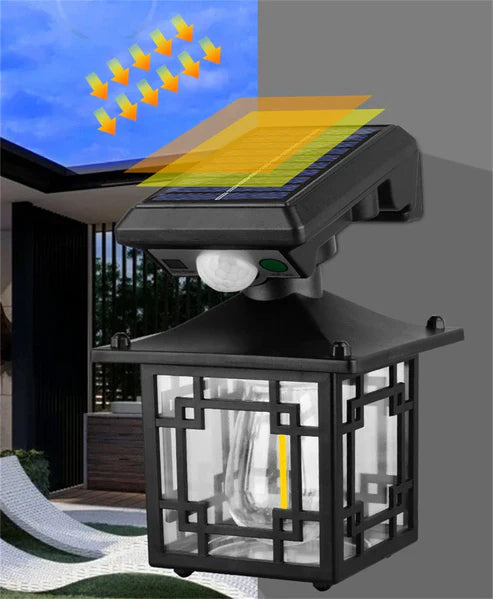Outdoor Solar Sensor Light – Motion-Activated LED Security Lamp
